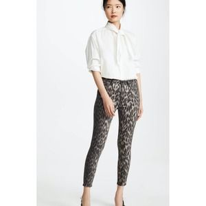 L’AGENCE Margot High Rise Leopard Skinny Jeans